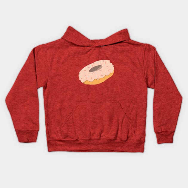 Sprinkled Donut Kids Hoodie by SarahTheLuna